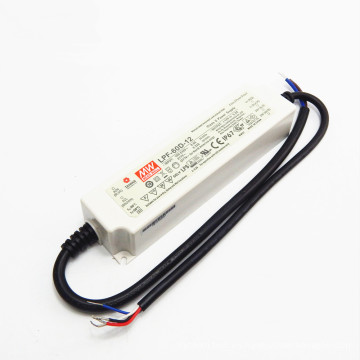 original meanwell (MW) 48vdc 1-10v driver regulable 60w led driver con PFC ul ce LPF-60D-48